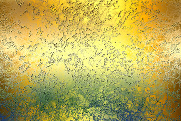 Golden Abstract  decorative paper texture  background  for  artwork  - Illustration
