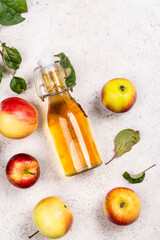 Bottle of apple vinegar