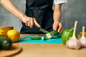 woman lunch at home vegetarian food isolated background