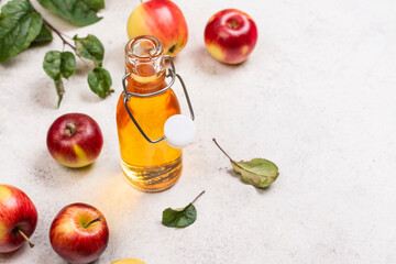 Bottle of apple vinegar