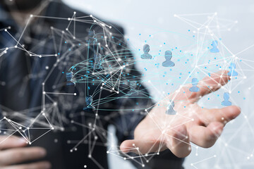 Unity group and teamwork concept