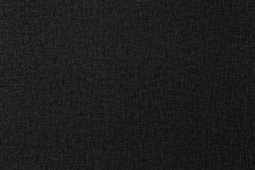 Black linen texture and background seamless or white fabric texture