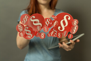 Customer service good cooperation, Consultation 3d