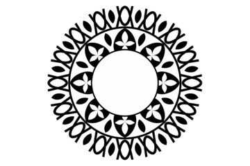 Mandala Ornament Border