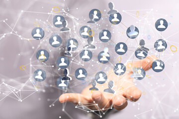 Unity group and teamwork concept