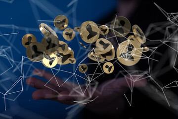 organization chart team concept networking