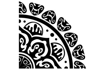 Mandala Ornament Border