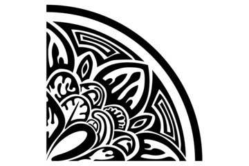 Mandala Ornament Border