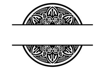 Mandala Ornament Border
