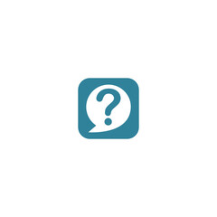 Question Mark Icon Vector Template. Colorful Help Desk Icon Logo.