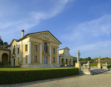 Villa di Maser (Villa Barbaro) by Italian Renaissance architect Andrea Palladio, Unesco world heritage, Italy