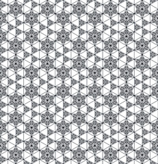 Seamless traditional Japanese ornament Kumiko.