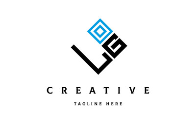 LG square two latter logo vector	