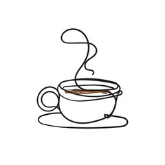 hand drawing coffee illustration icon