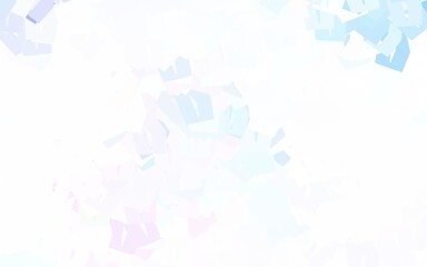 Light Blue, Red vector template in hexagonal style.