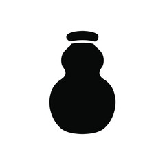 Bottle icon vector illustration sign. perfume. potion symbol or logo.