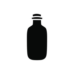 Bottle icon vector illustration sign. perfume. potion symbol or logo.