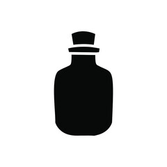 Bottle icon vector illustration sign. perfume. potion symbol or logo.