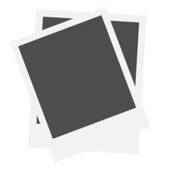 Photo frame isolated on white background.