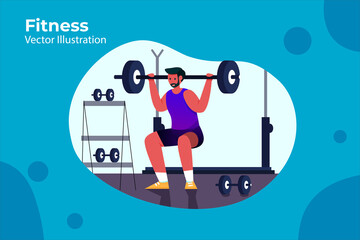 Fitnes - Sport Activity Illustration