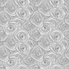 Seamless pattern with abctract spiral elements.