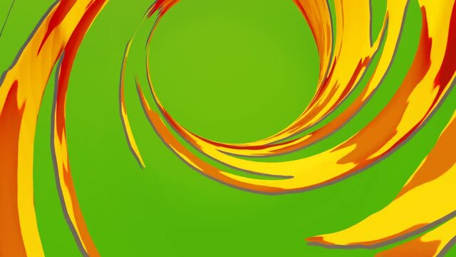 Green screen fire tornado anime 