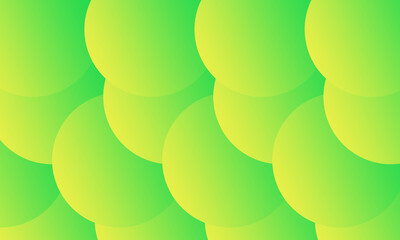 background image of several circles of green gradation and overlapping