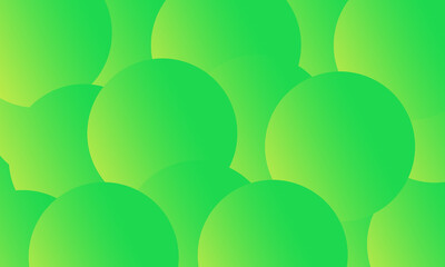 background image of several random overlapping green gradient circles