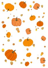 halloween pumpkin seamless pattern