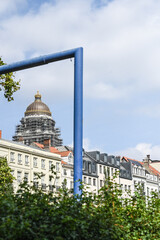 Obraz premium Belgique Bruxelles palais de Justice immobilier quartier travaux chantier