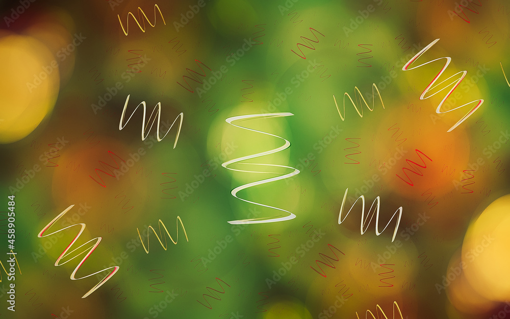 Fototapete abstract illustration background image patterns in the form of lines and geometric shapes intersecti