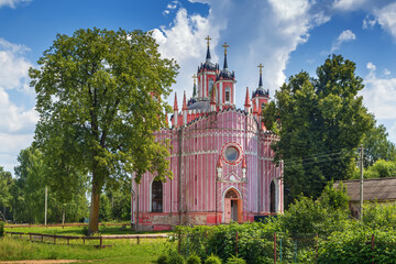 Obraz premium Church of the Transfiguration of the Savior, Krasnoe, Russia