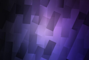 Dark Purple vector backdrop with rhombus.