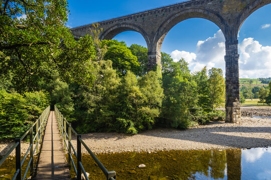 Lambley Viaduct Is A Stone Bridge Across The River South Tyne At Lambley In Northumberland.