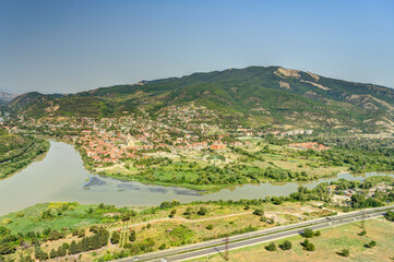 Fototapeta na wymiar Mtskheta landmarks, Georgia, HDR Image