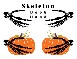 Skeleton Boob Hand Collection Set