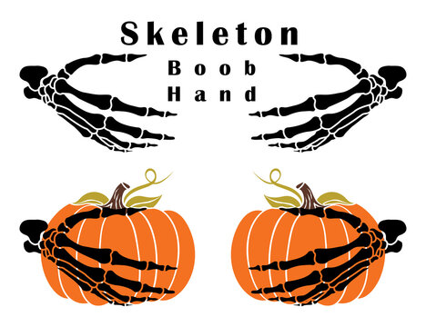 Skeleton Boob Hand Collection Set