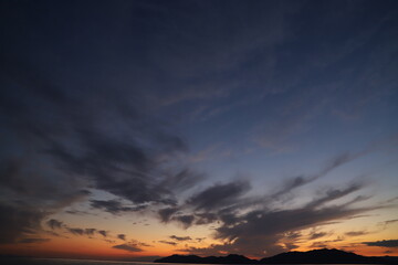 SDGs　瀬戸内海の夕陽