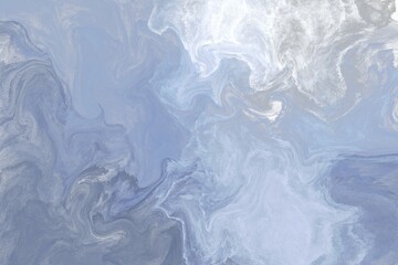 Abstract background of liquid paint, ice ocean water fluid art	