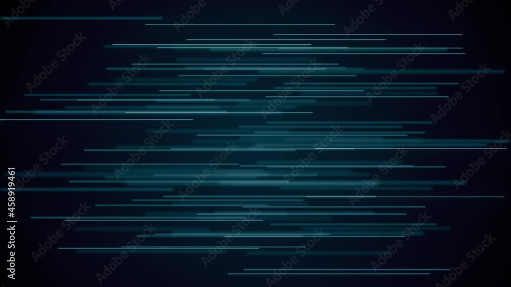Poster abstract background with lines strings flowing seamless loop/ 4k animation of an abstract technology