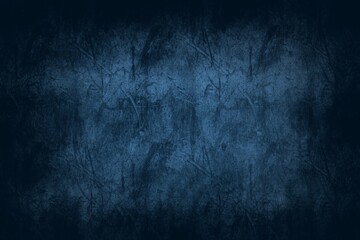Obraz na płótnie Canvas grunge blue background, old wall