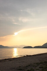 SDGs　瀬戸内海の夕陽