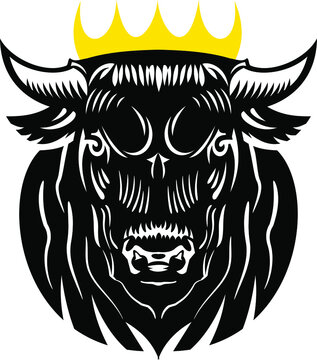 illustration of a buffalo