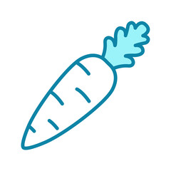 carrot - vegetables icon vector design template