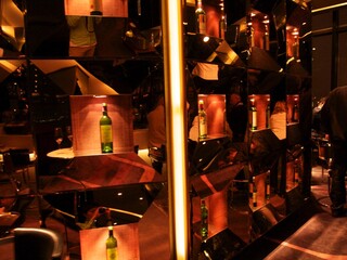 Whisky bottle in a hotel&rsquo;s bar in Hong Kong