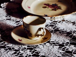 A retro teacup in Japan