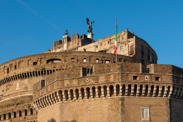 Castel Sant'Angelo is a Roman architectural monument also known as Hadrian's Mausoleum, sometimes...