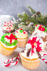 Christmas cupcakes