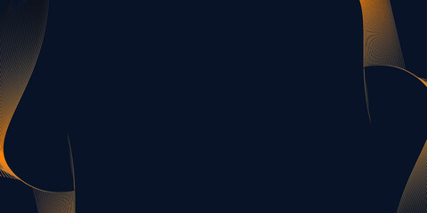 Abstract Blue Background With Wave