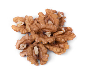 Bunch of peeled walnuts